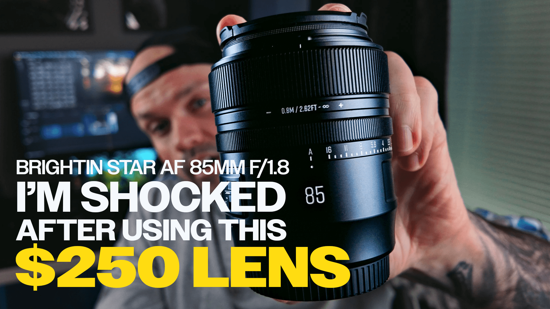 I Tried a $250 Autofocus Lens & I'm SHOCKED (Brightin Star 85mm)